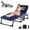 LILYPELLE Lounge Chair with Mattress, Heavy Duty Outside Lounge Chair