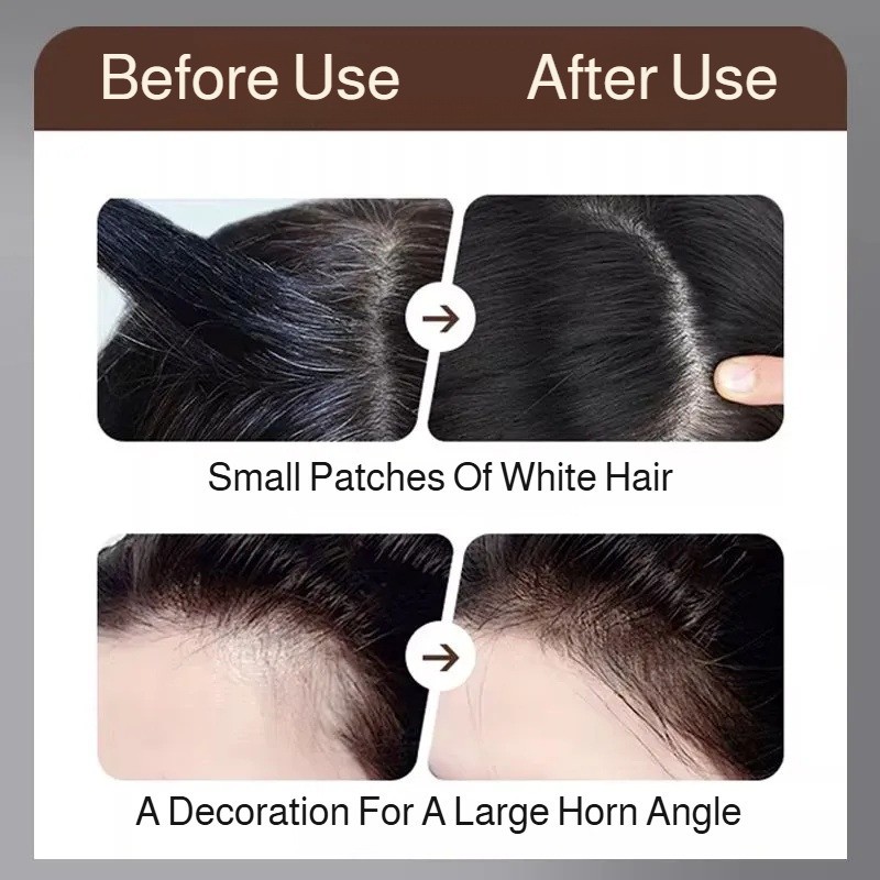 Hair Powder For Gray Hair Cover / Volumizing One-Time Quick