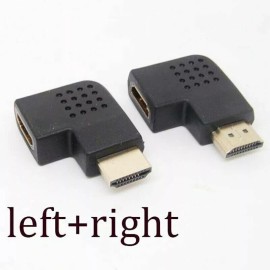Unbranded HDMI Adapter Right + Left  Angle Male to Female Type Port Angled adaptor