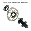 180mm Disc Brake Rotor 180mm Diameter Stainless Steel Alloy Hollowed