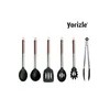 요리즐 Copper Temptation Kitchen Tool Cooking Utensil Set 7-Piece with