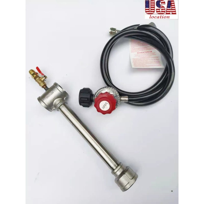 LSMIITTH Gas Forge Burner Regulator Propane Forge Gas Furnace Burner