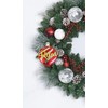 Esfera personalizada tipo esfera caramelo para árbol de navidad (Rojo