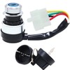 5 Wire 5 Pin Ignition Key Switch Compatible with 50cc