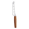 triangle Germany Cheese Knife with Ergonomic Plum Wood Handle, Perforated Stainless Steel Blade Keeps Cheese from Sticking, Easily Cuts through Packaging, Made in Germany