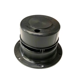 Automotive Authority Plastic Attic/Plumbing Vent Cover 1-1/2" Pipe Diameter RV Trailer (Black)