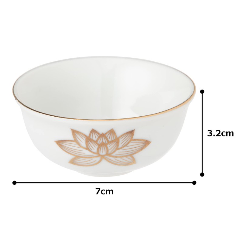 CATEGORY: Buddhist Ritual Implements God Hardware 仏壇 White Gold Lotus