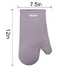 Alselo Oven Mitts Heat Resistant Silicone Kitchen Gloves for 550