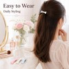 6 Pcs Colorful Bone Hair Clip, Bones Hairpins Skull Skeleton