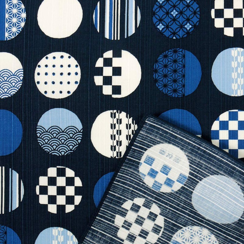 Hamamonyo Kofu (Furoshiki, 19.7 inches (50 cm), Large Dama Pattern,