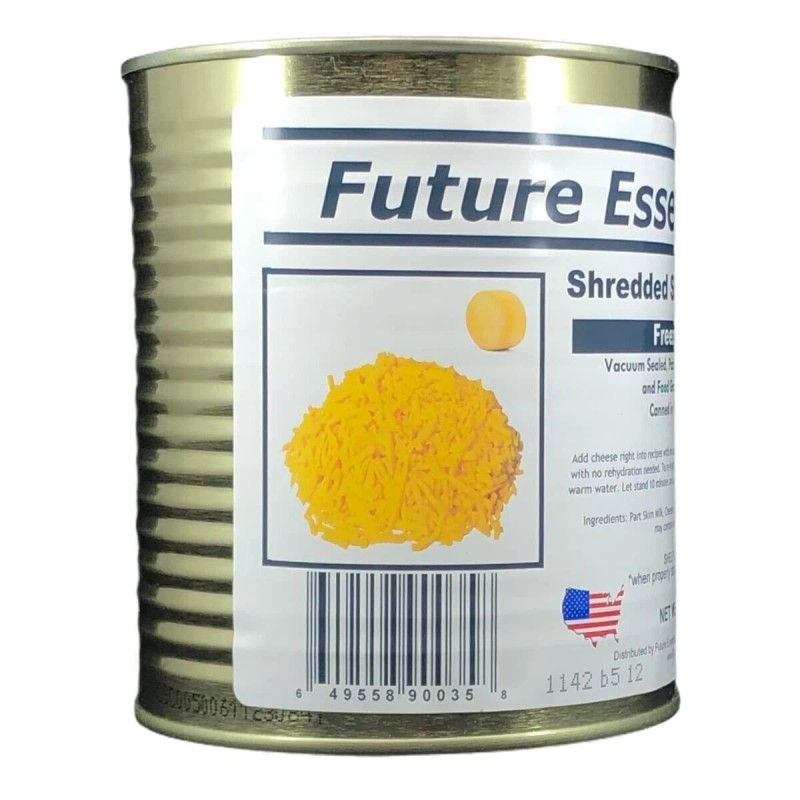 Future Essentials Freeze Dried Sharp Cheddar Cheese Long Storage Emergency