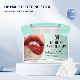 PMUBEAUTY 100pcs Cotton Lip Tattoo Stretching Stick for Easy and Precise Lip Coloring Enhance Lip Color Lip Tattoo & Lip Blushing PMU Supplies Tattoo Cleaning Wipes
