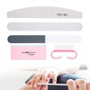 Herramienta de manicura, 5pcs/Set Limas de uñas Cepillo de polvo