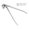 LALAFINA Flat-Nose Plier Leather Craft Flatten Plier Clamp Professional Design