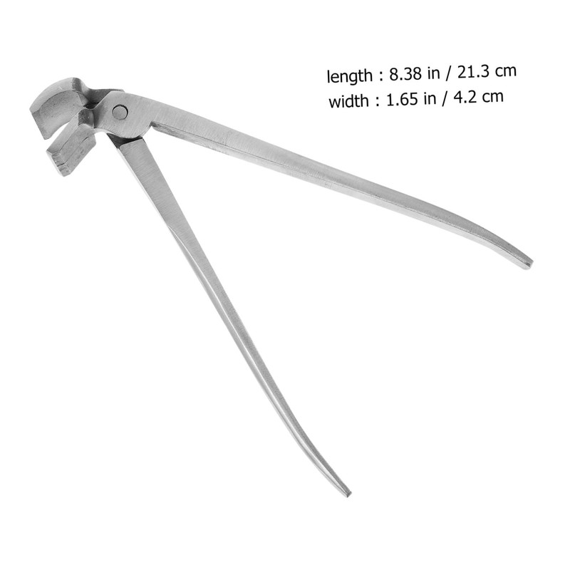 LALAFINA Flat-Nose Plier Leather Craft Flatten Plier Clamp Professional Design
