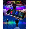 GLL RGBIC Car Interior Lighting, Ambient Lighting, Improved Dual Line