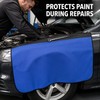 3-Piece Magnetic PU Leather Car Fender Cover Set for Auto