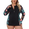 LURANEE Long Sleeve Rash Guard Women,Long Sleeve Surfing Maternity Rash