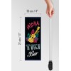 Femer Holzschild Hinweis 27x10 cm Aloha Tiki Bar Gitarre Deko