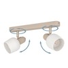 EGLO Corato 900715 Spotlight Steel Sand-Coloured Matt Nickel E14 2