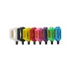 TAHUAON Pair of 9/16" Kids Resin Pedals with Reflectors Purple