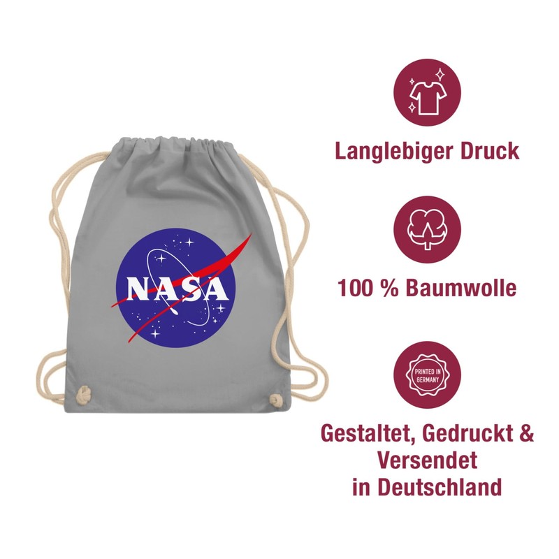 Shirtracer - Gym Bag Backpack - Sayings Statement - Nasa