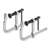 Jorgensen Bar Clamps, 6-Inch Drop Forged Steel Bar Clamps for Woodworking and Welding, 2 Pack