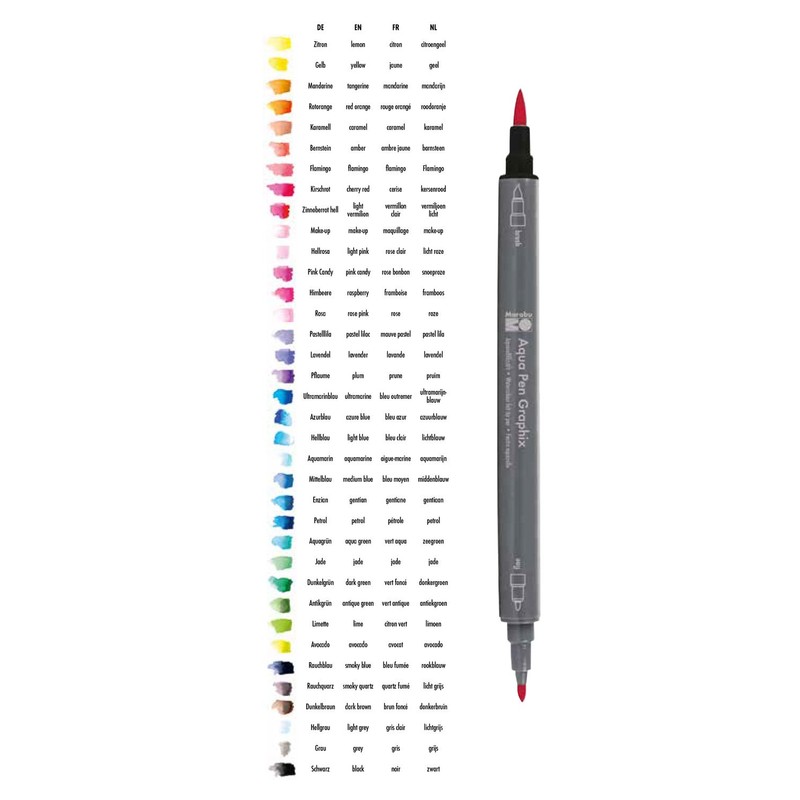 Marabu 01450003225 Watercolour Pencil – Tangerine