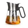 ZENS Design Glass Teapot with Infuser, 23 oz Small Loose