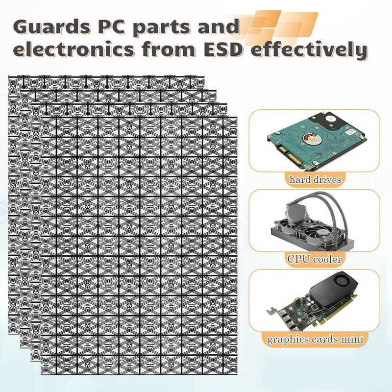 HRX Package 20pcs Large Premium Anti Static Bags with Antistatic
