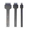 CRAFTPOINT Leather Hole Punch Set, 4mm, 3 Pieces Stainless Steel