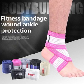 ATOOI Ankle Support, Ankle Brace for Men and Women, Adjustable Ankle Compression Foot Leg Brace for Sprained Ankles, Breathable Ankle Wrap for Running Volleyball Tennis (Black)