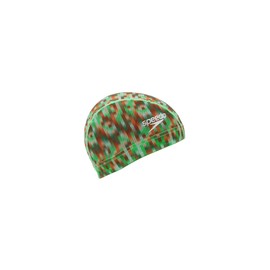 Speedo SE12454 Swim Cap, Linear Gradients Mesh Cap, Green, Large