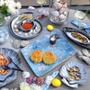 Certified International Silver Coast 3-D 2 Piece Fish Platter Set,