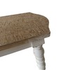 dwellington Wooden Bathroom Farmhouse Step Stool, Wood Foot Stool for