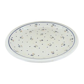 Blue Rose Polish Pottery Country Meadow Dinner Plate