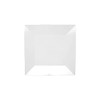 G.E.T. ML-90-W 12" Square Plate, White, Large