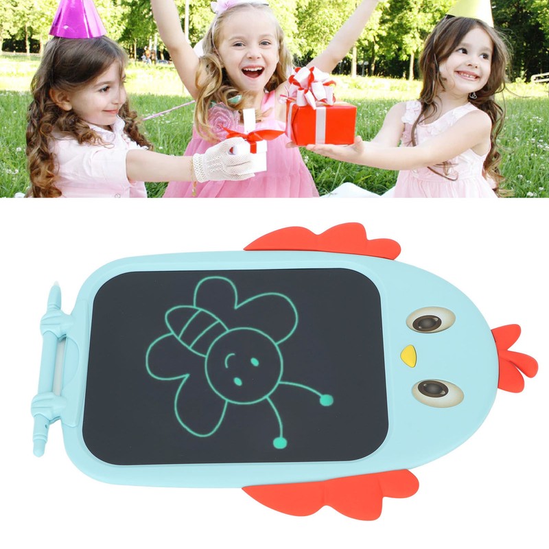 8.5in Children Drawing Board Chicken Shaped LCD Painting Writing Tablet