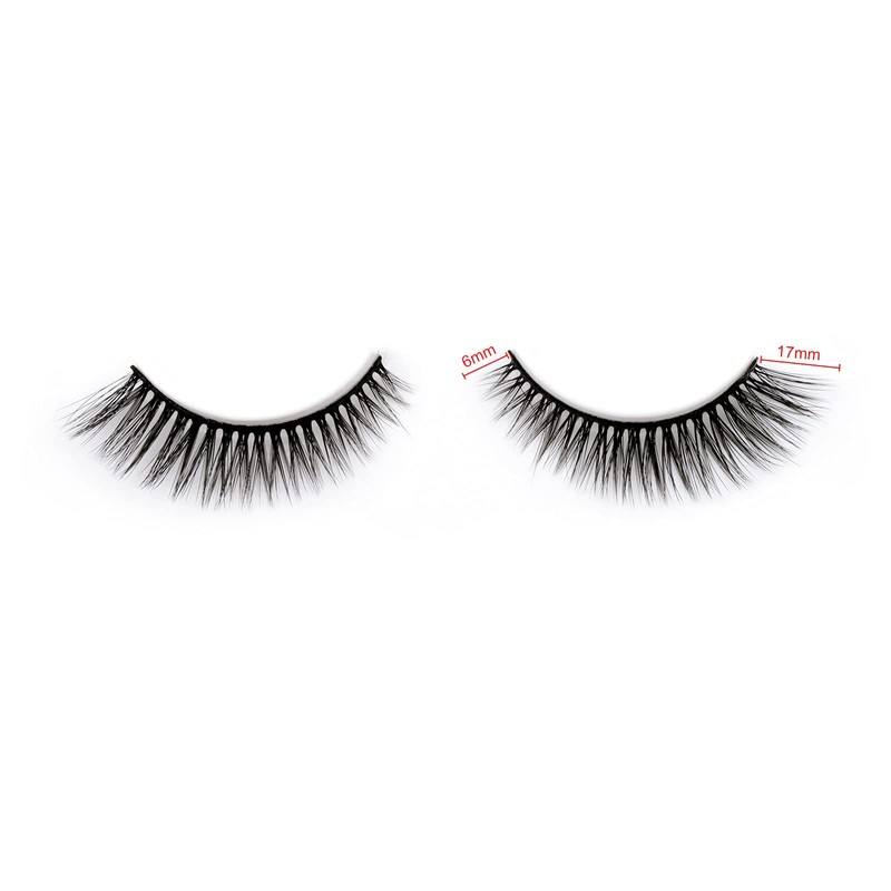 EMEDA Natural False Eyelashes, Cat Wing Fake Lashes, 3D Soft