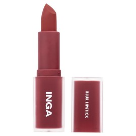 Inga Powder Blur Lipstick, 1pc, Dramatic Red / 잉가 파우더 블러 립스틱, 1개, 드라마틱 레드