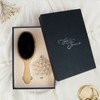 Hair Brush, Paddle Brush, Pig Hair, Women's Comb, Birthday Gift,