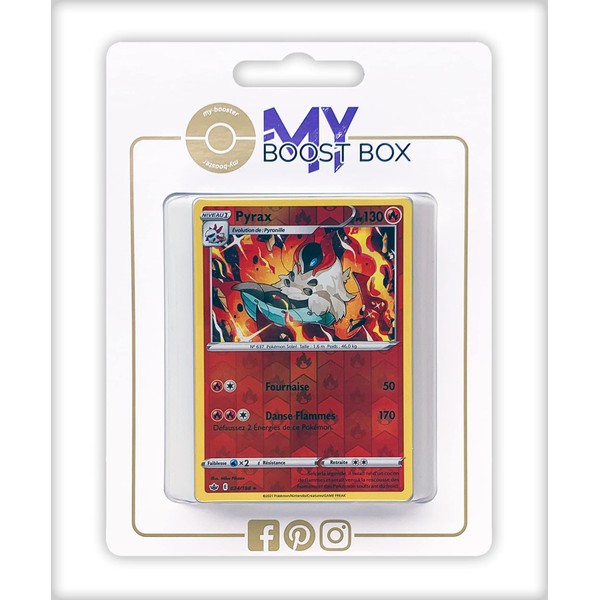 my-booster SWSH06-FR24-MB-024 Pyrax (Ramoth) 024/198 Reversible Holo, Myboost X Epée