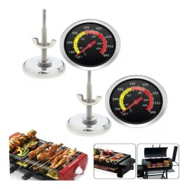 2 X Termómetro Asador Parrilla 50 A 800 Oc Tuerca 5.2cm