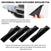 KVAEY 4 PCS Car Rear Lower Bumper Wing Lip Diffuser,