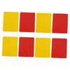 Kisangel 32pcs Referee Practical Cards Red Yellow Sports Judge Cards