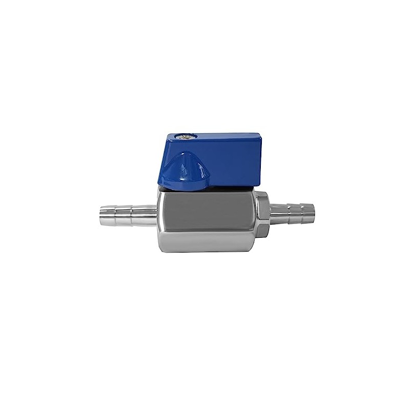 Beduan 5/16" Hose ID Barb Ball Valve 316 Stainless Steel