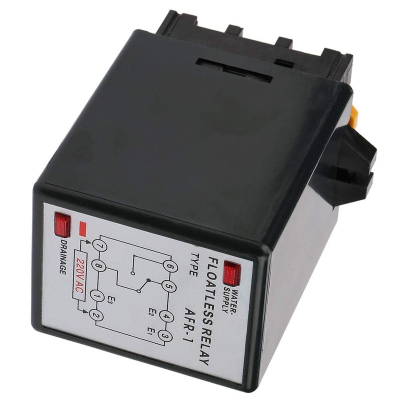 Garosa AC 220V Relays Floatless Level Switch Sensor Liquid Level