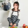 AKlamater 3 PCS Women Apron with Pockets Adjustable Cooking Aprons