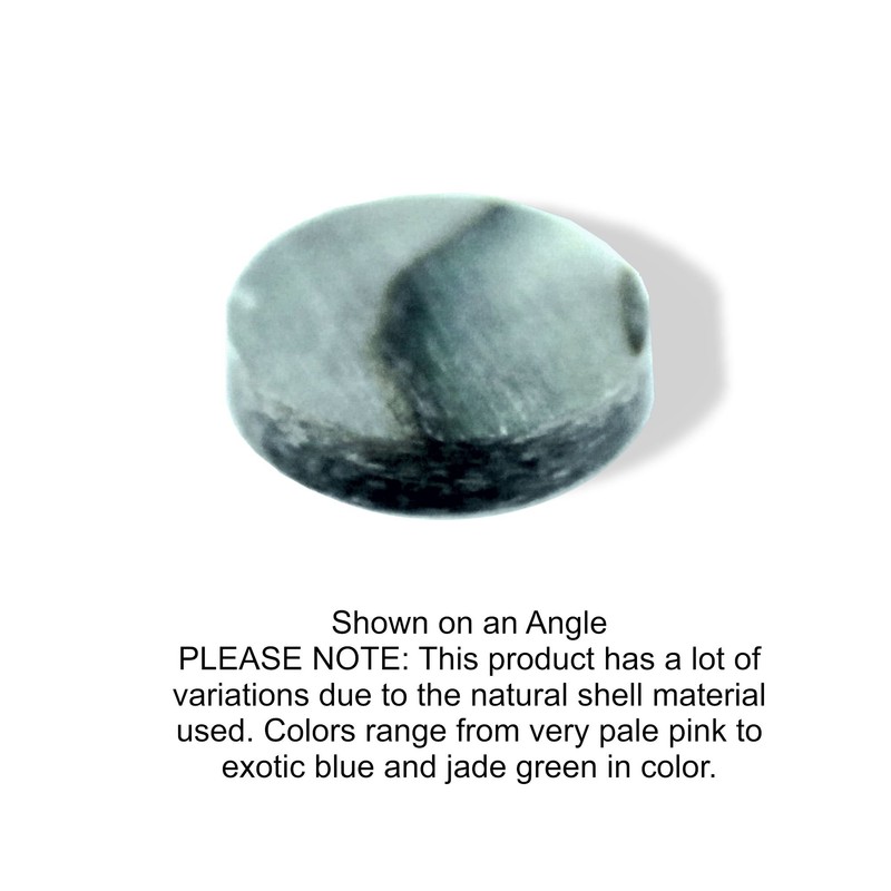 Bitterroot Inlay Set 1/4" Undersize Dots Paua Abalone 10 Piece