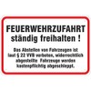Fire Brigade Access Sign Aluminium Composite Material 3 mm Thick